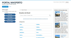Desktop Screenshot of maisperto.com.br