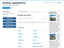 Tablet Screenshot of maisperto.com.br